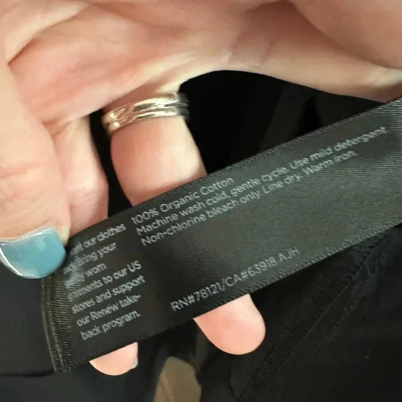 Eileen Fisher Washed Organic Cotton Poplin Blazer black large - Picture 5 of 7